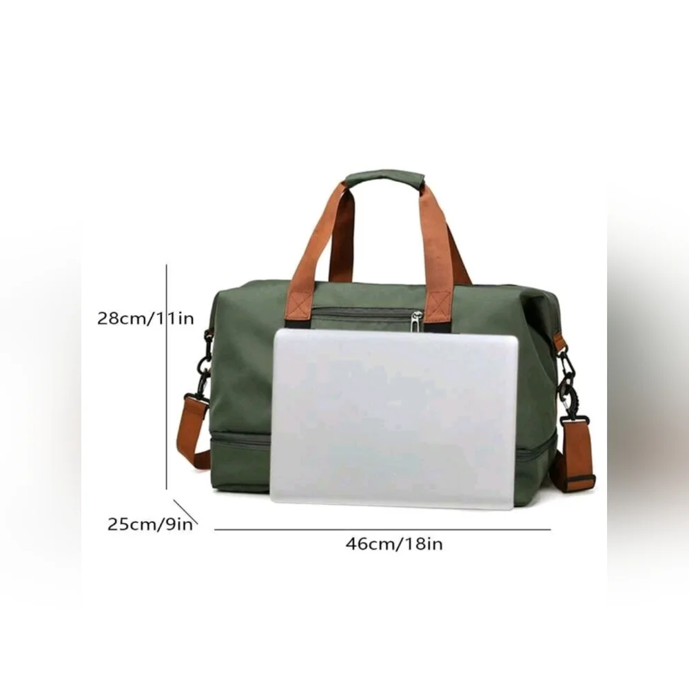 NEW Green Duffle Bag